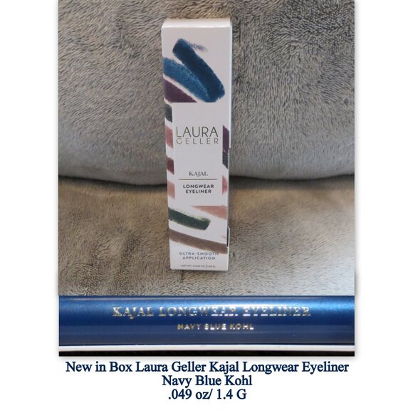 New in Box Laura Geller Kajal Longwear Eyeliner Navy Blue Kohl .049oz/1.4G - Picture 1 of 13